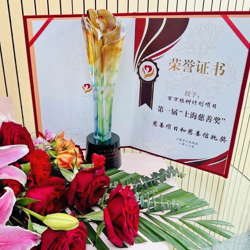 喜讯｜“百万植树计划项目”获上海慈善领域最高奖